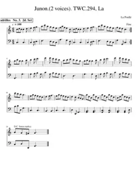 Junon.(2 voices). TWC.294 La