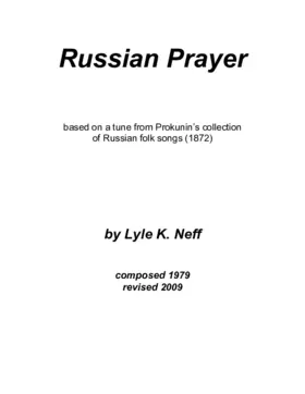 Russian Prayer