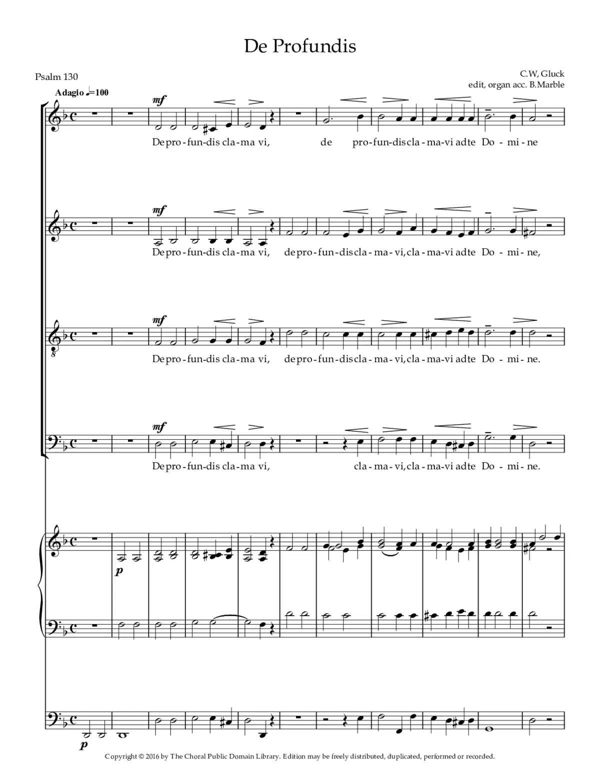 De profundis clamavi - Page 1