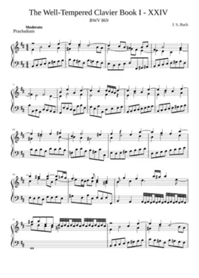 Prelude and Fugue in B minor BWV 869