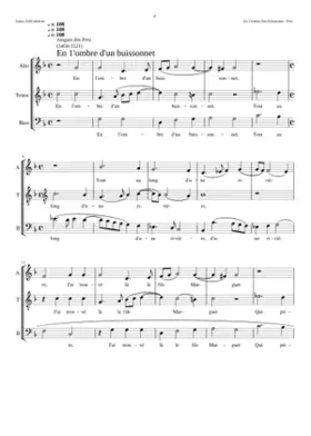 En l'ombre d'un buissonnet