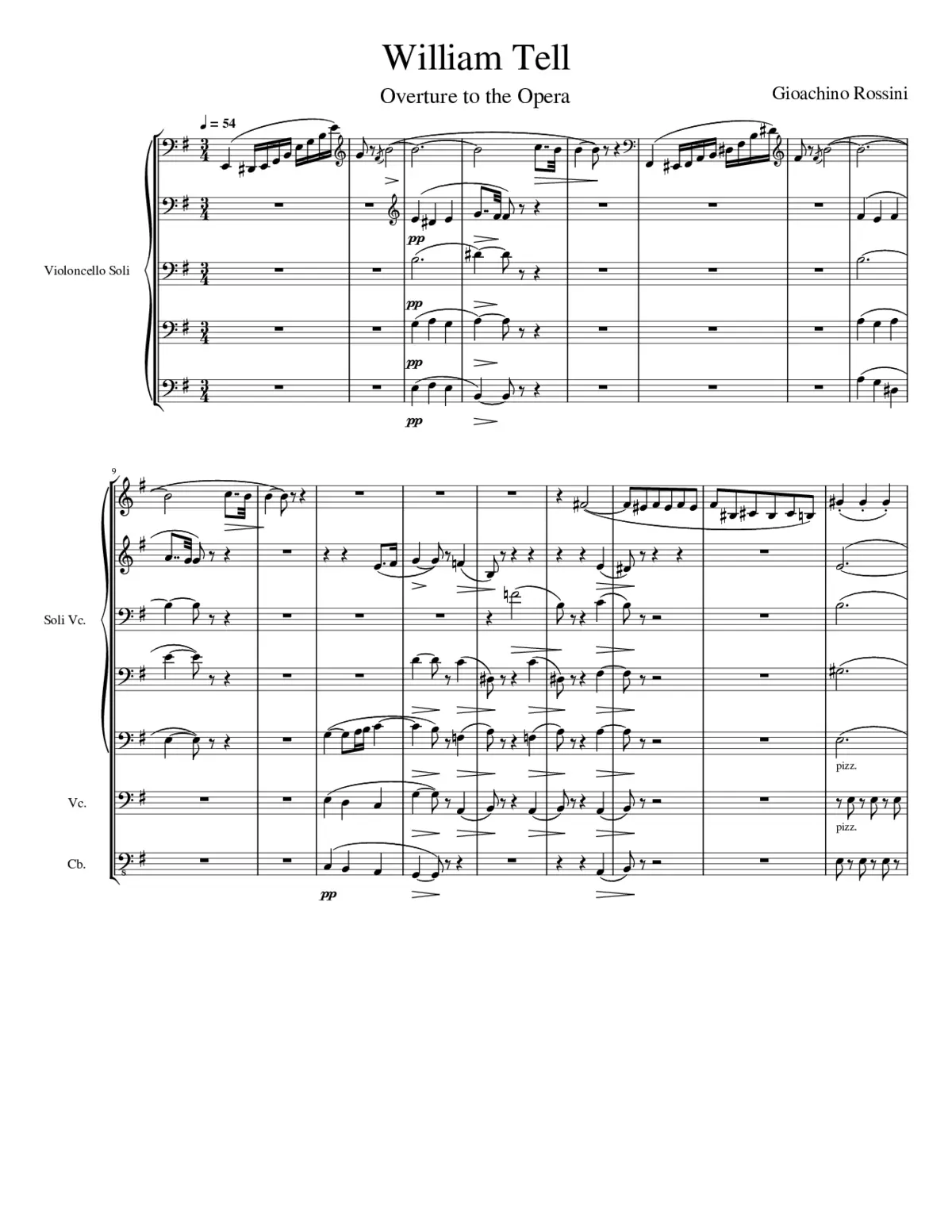 Guillaume Tell - Page 1