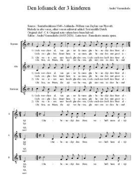 Den lofsanck der 3 kinderen