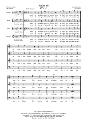 Gott unser Herr, mächtig durchs Wort, SWV 147