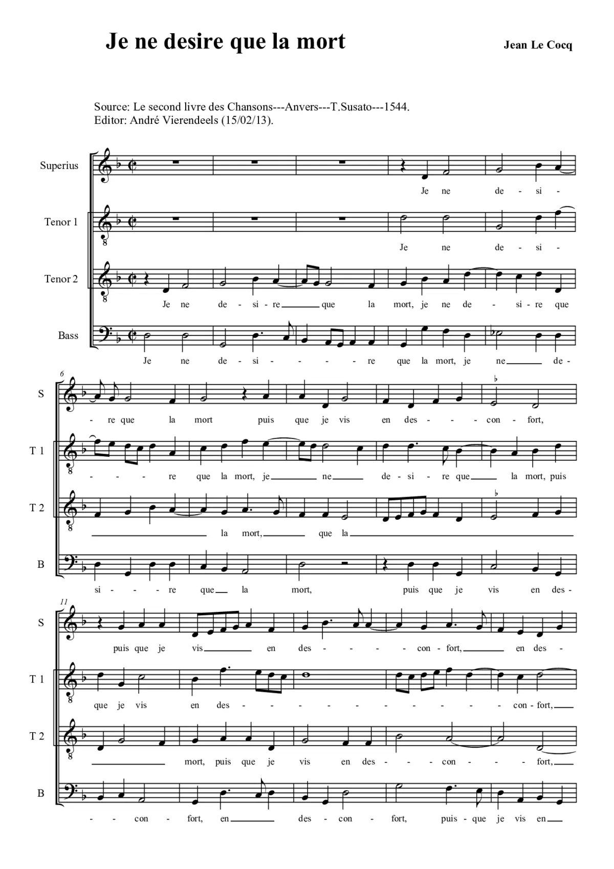 Je ne desire - Page 1