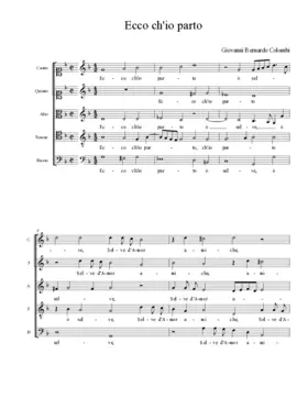 Ecco ch'io parto