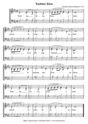 Tochter Zion, freue dich
