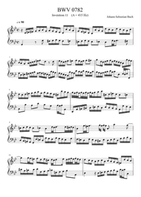 Invention in G minor BWV 782