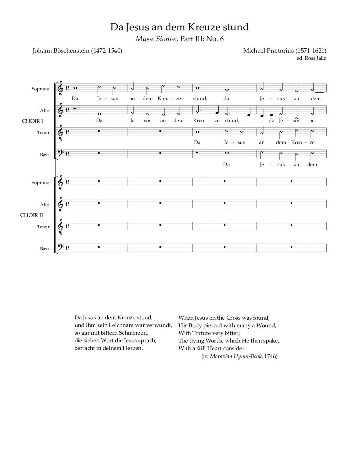 Da Jesus an dem Kreuze stund - Page 1