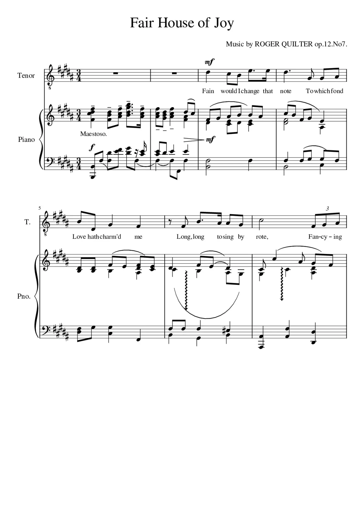 The seven Elizabethan Lyrics - Page 1