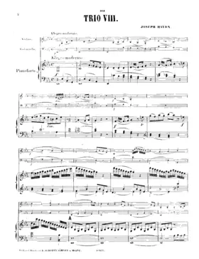 Piano Trio in E-flat major