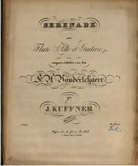 Sérénade pour Flute, Alto & Guitare