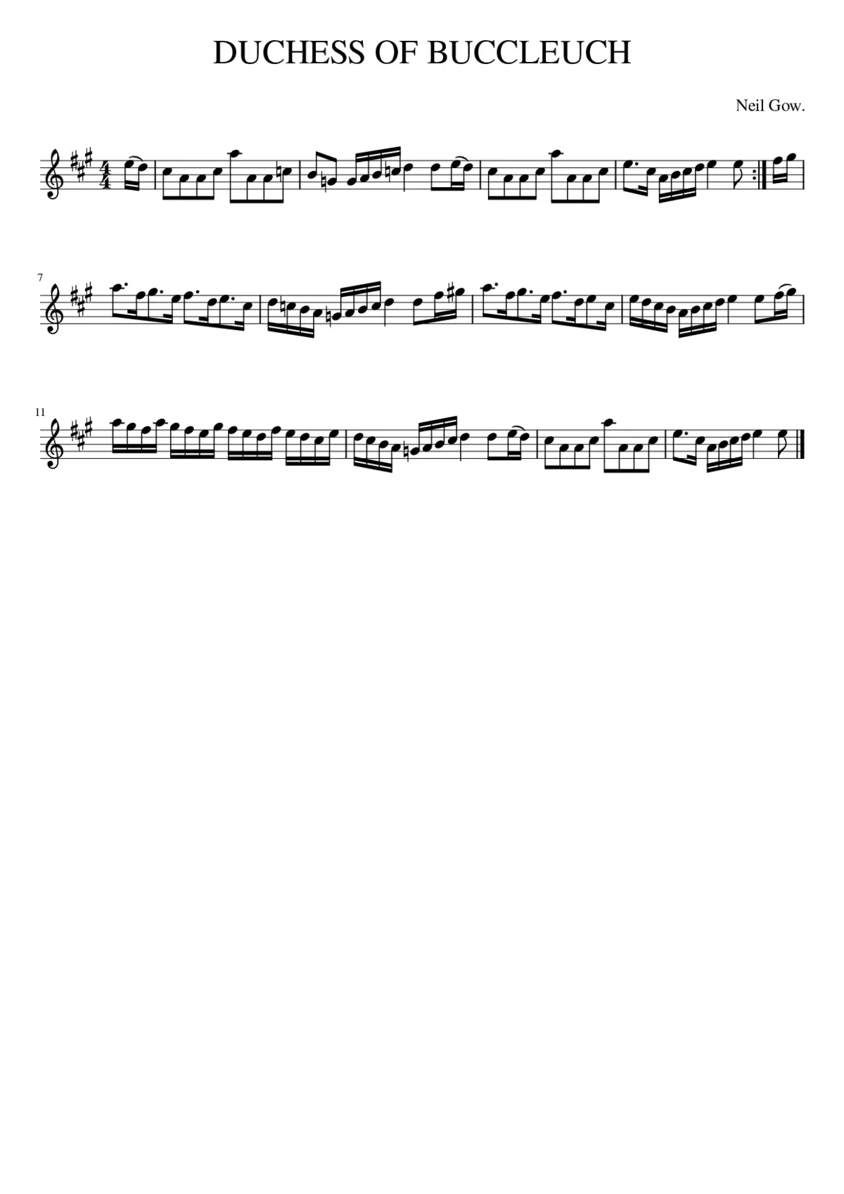 DUCHESS OF BUCCLEUCH - Page 1