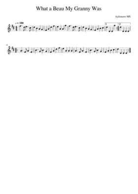 What a Beau My Granny Was