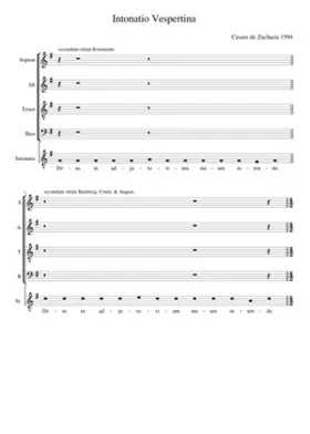Intonatio Vespertina