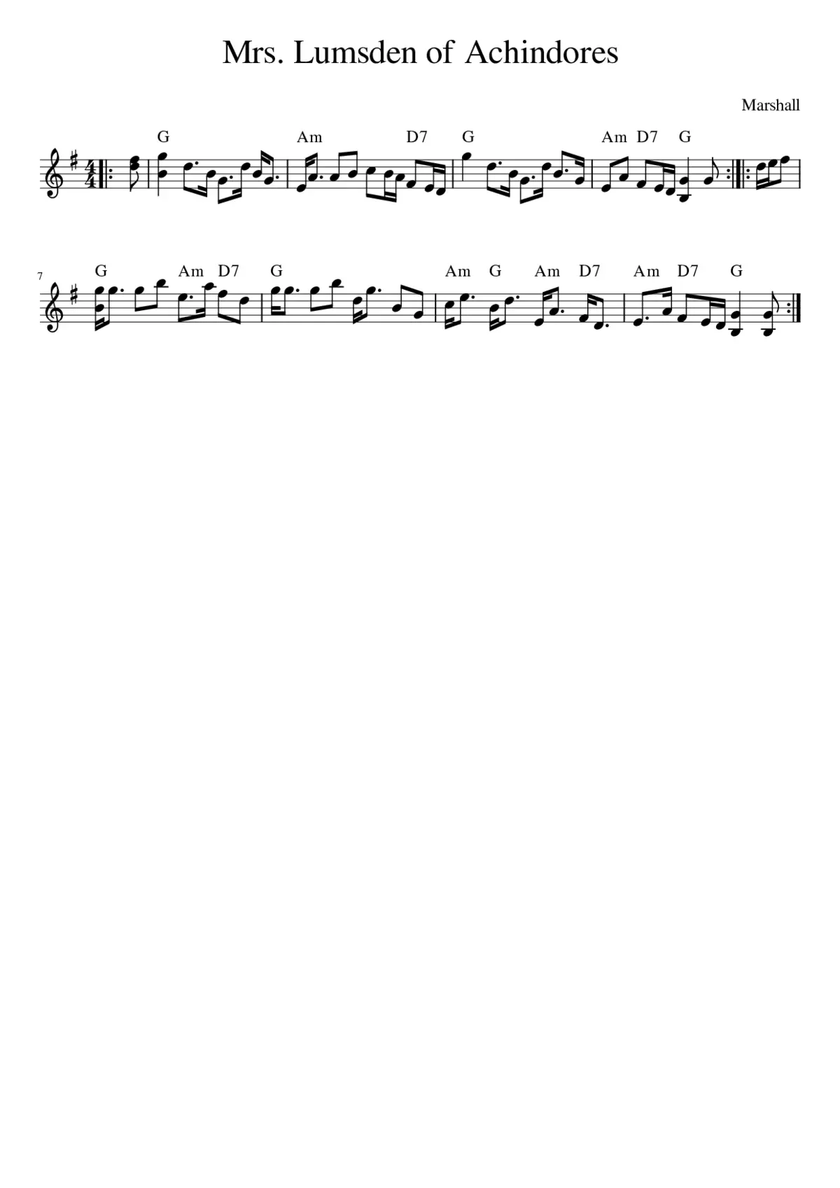 Mrs. Lumsden of Achindores - Page 1