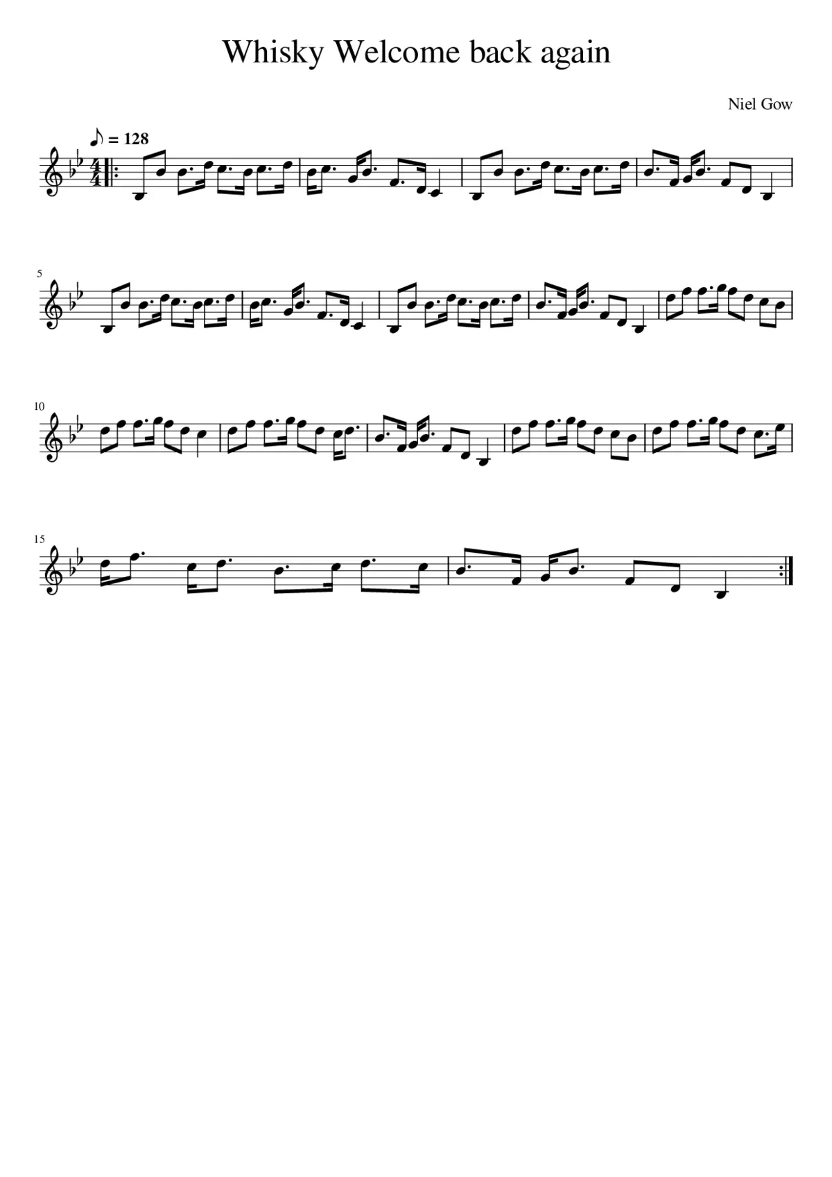 Whisky Welcome back again - Page 1
