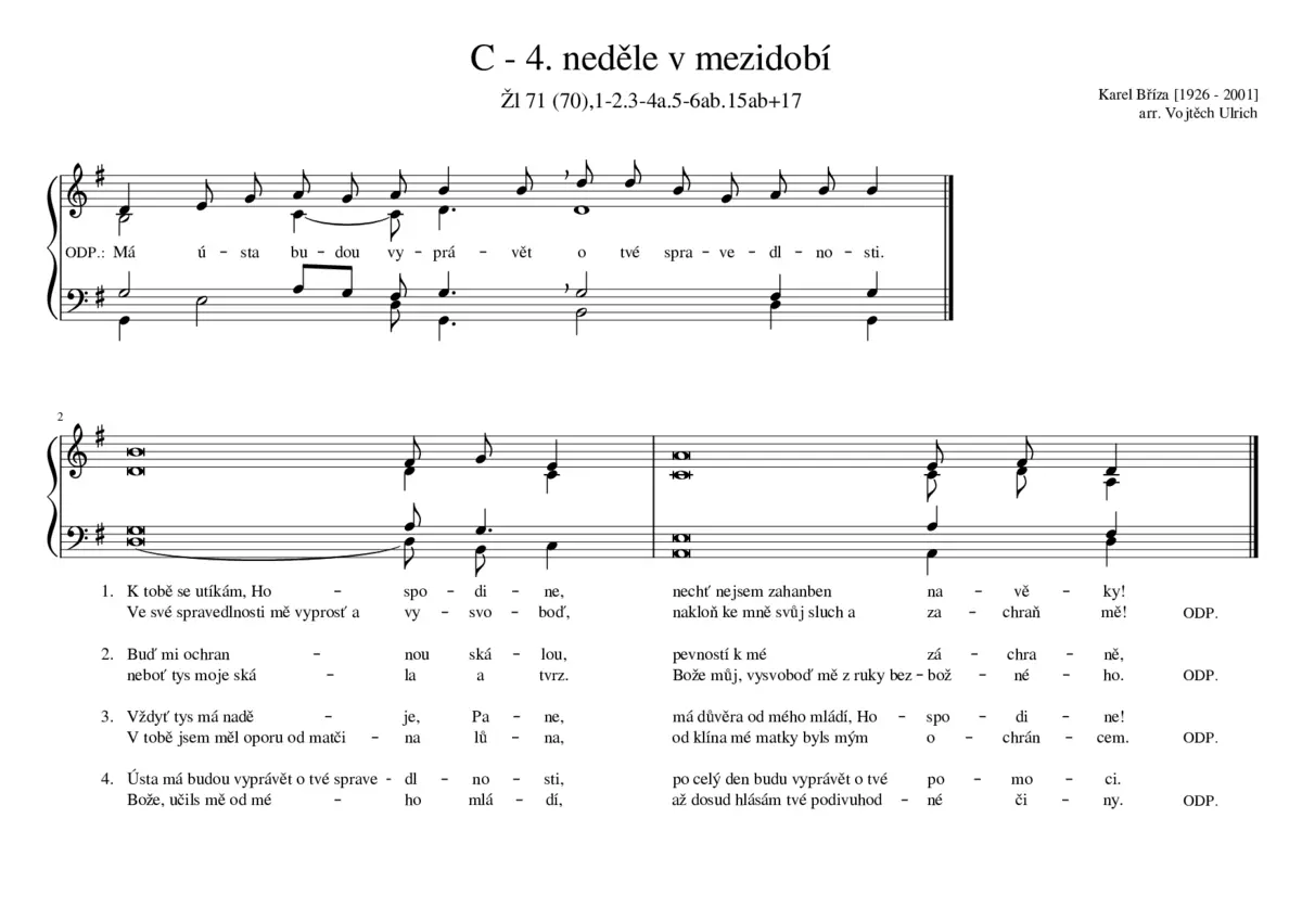 C - 4. neděle v mezidobí - Page 1