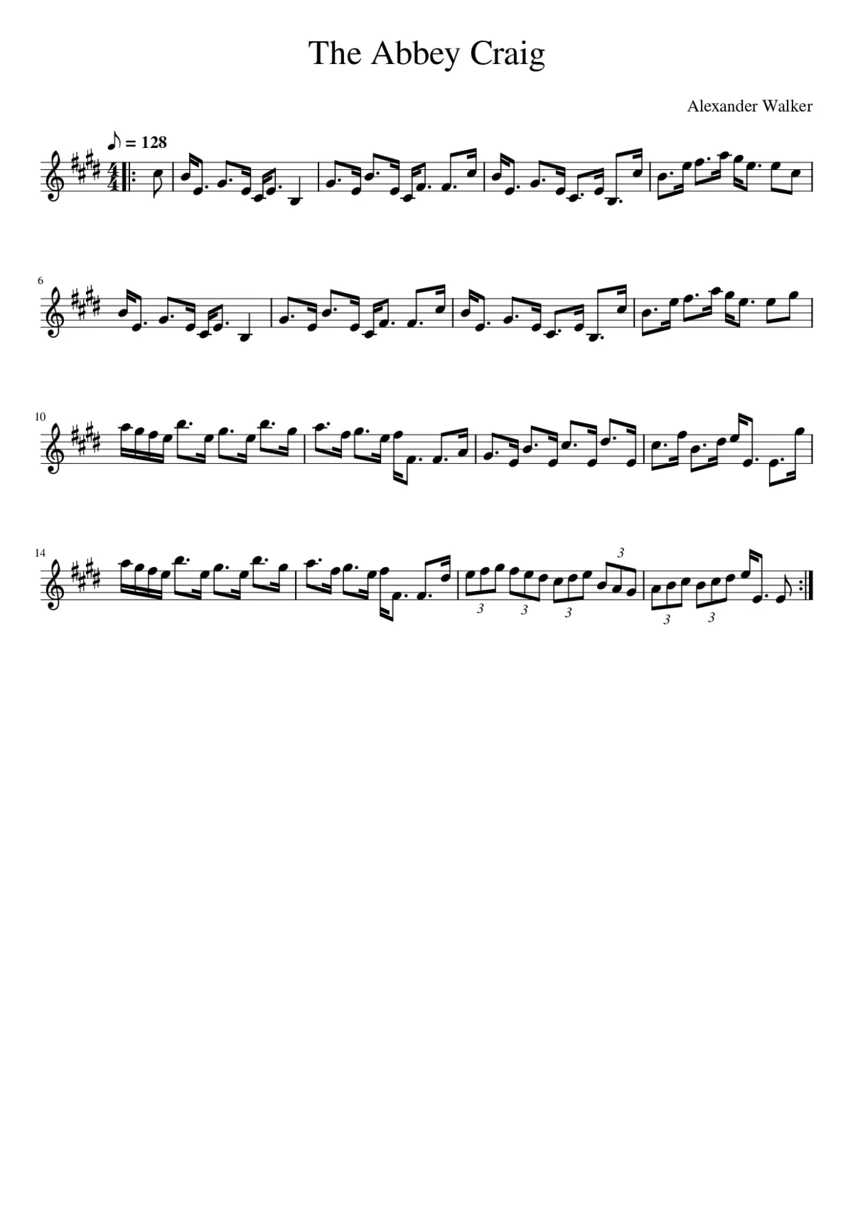 The Abbey Craig - Page 1