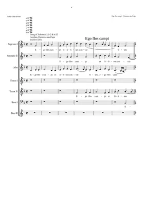 Ego flos campi