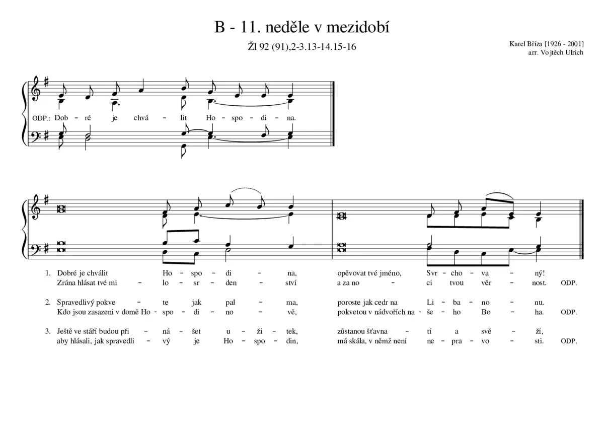 B - 11. neděle v mezidobí - Page 1
