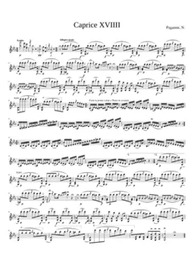 24 Caprices for Solo Violin Op.1