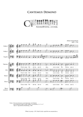 Cantemus Domino