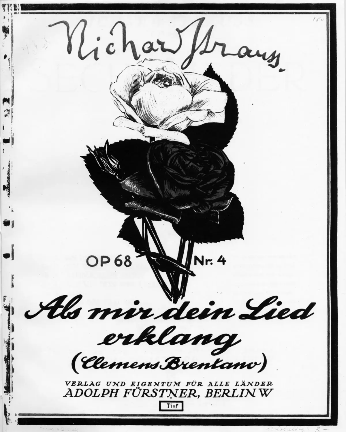 6 Lieder nach Gedichten von Clemens Brentano - Page 1