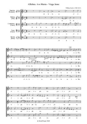 Alleluia. Ave Maria - Virga Jesse floruit