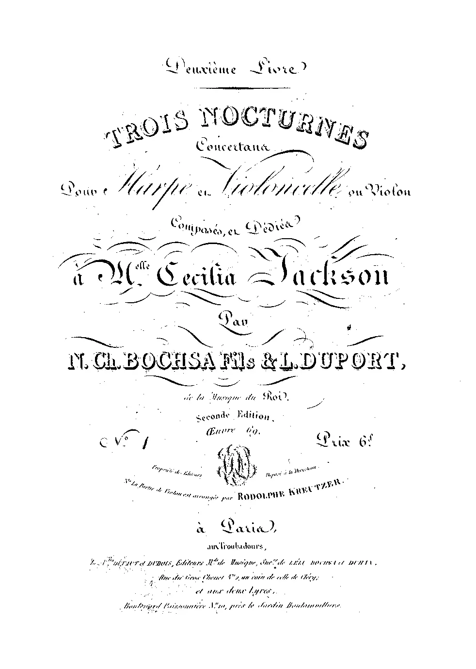 3 Nocturnes, Op.69 - Page 1