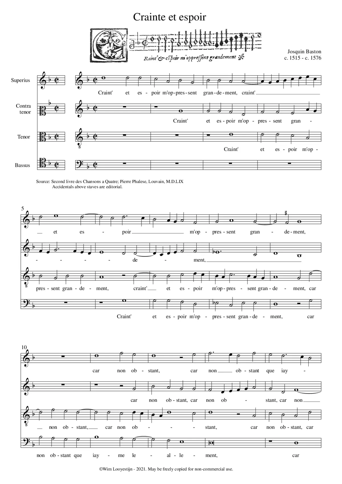 Crainte et espoir - Page 1
