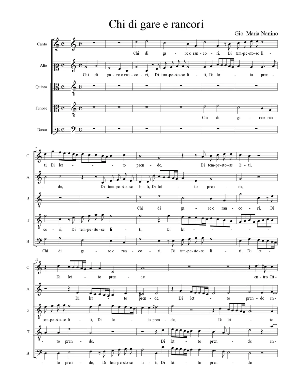 Chi di gare e rancori - Page 1