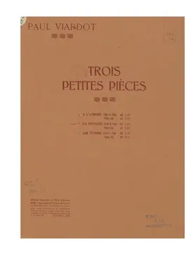 3 Petites pièces