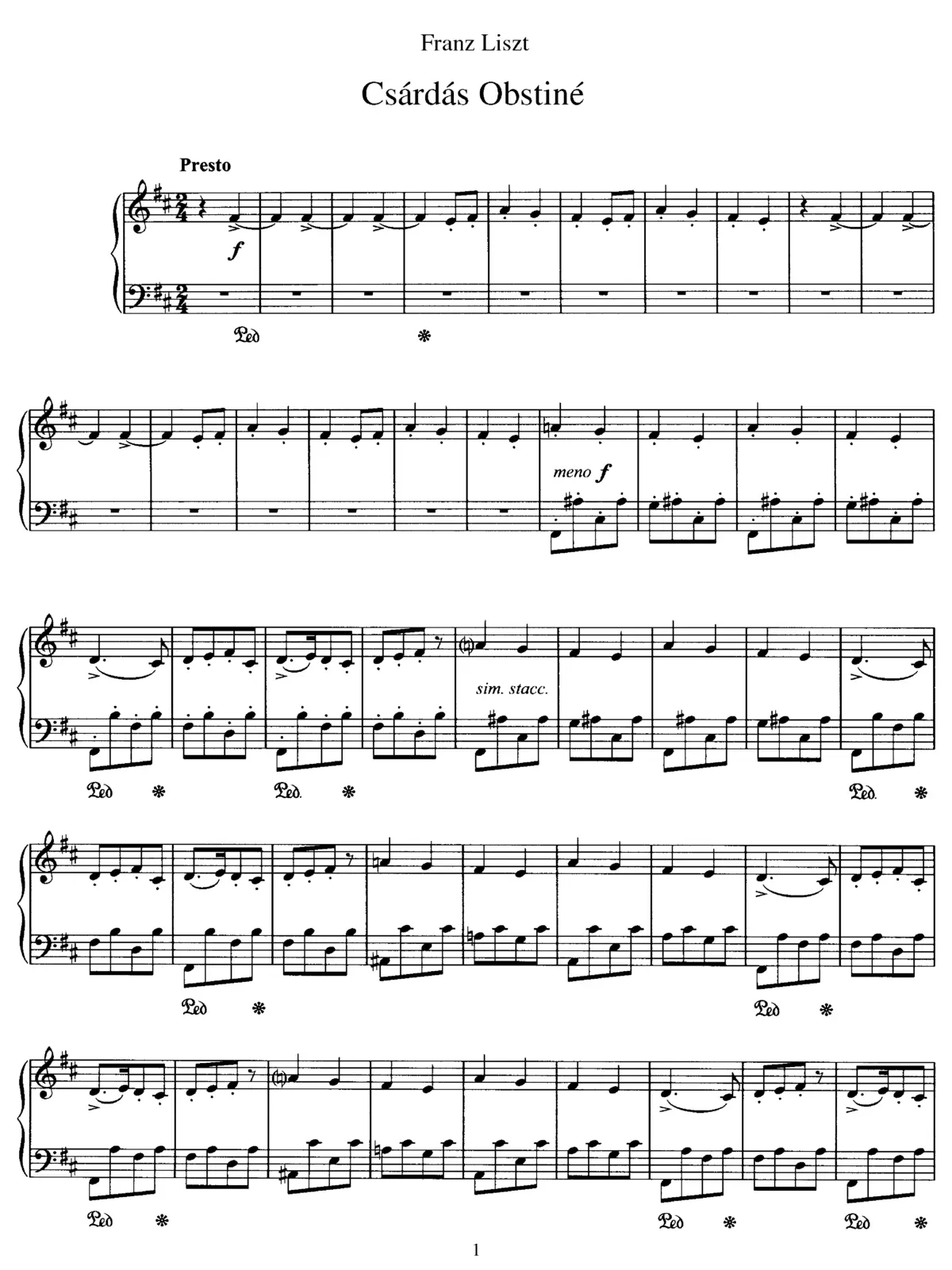 2 Csárdás - Page 1