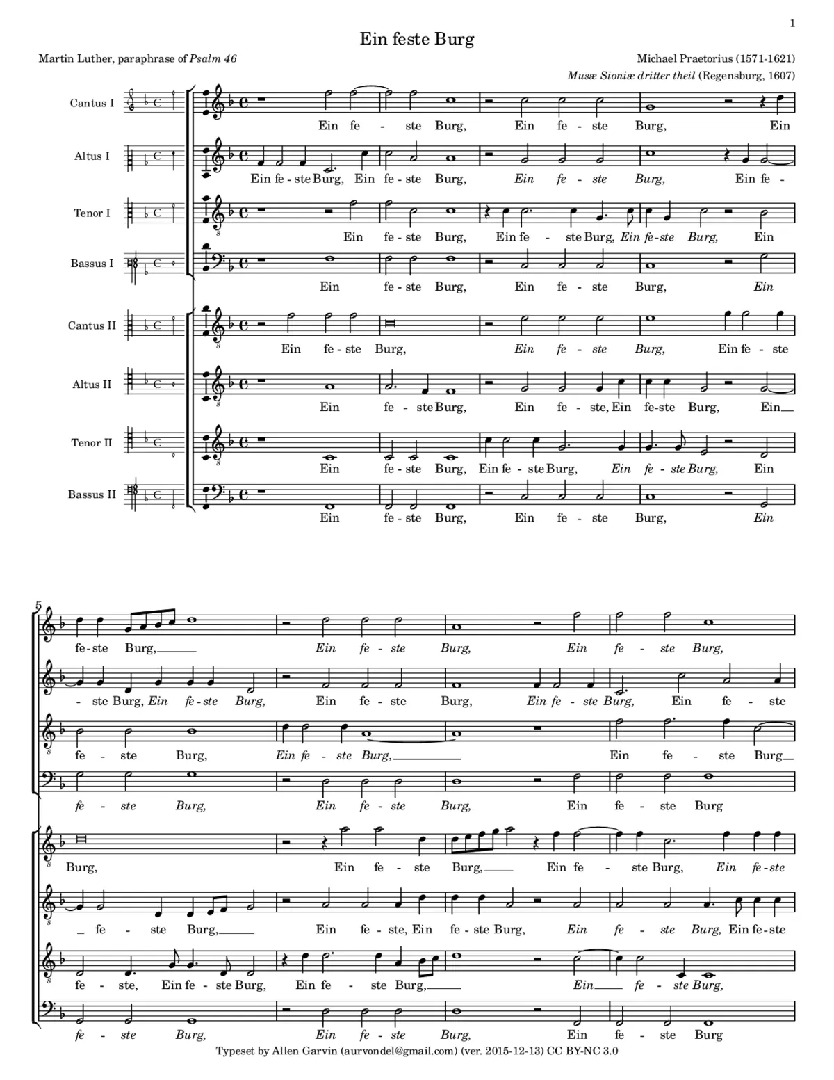 Ein feste Burg a 8 - Page 1
