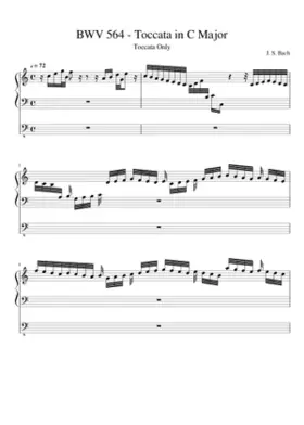 Toccata Adagio and Fugue in C major BWV 564