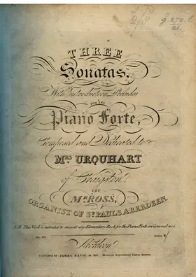 3 Piano Sonatas