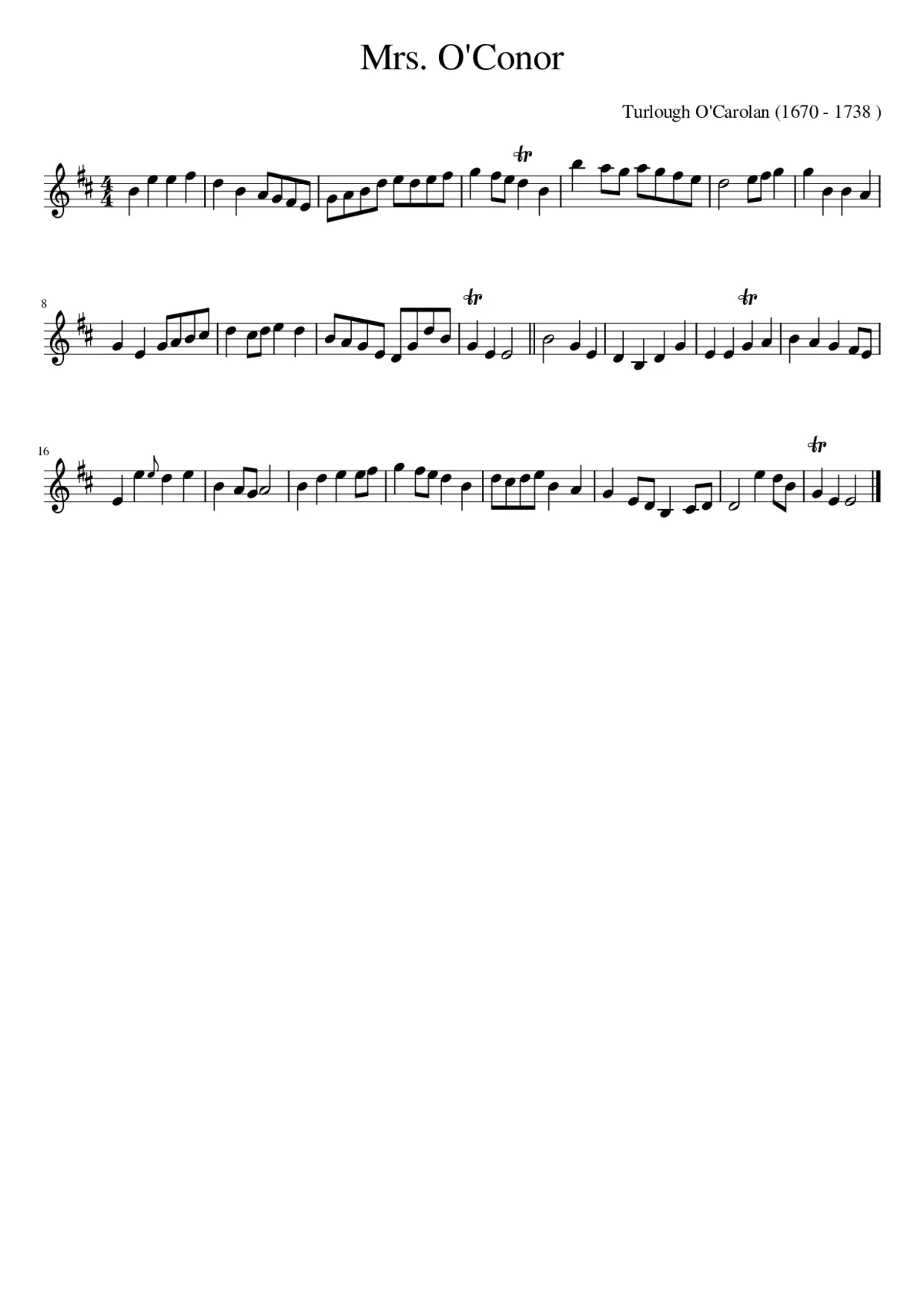 Mrs. O'Conor - Page 1