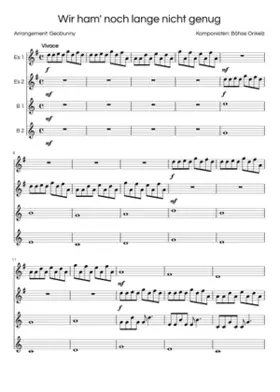 wir ham noch lange nicht genug