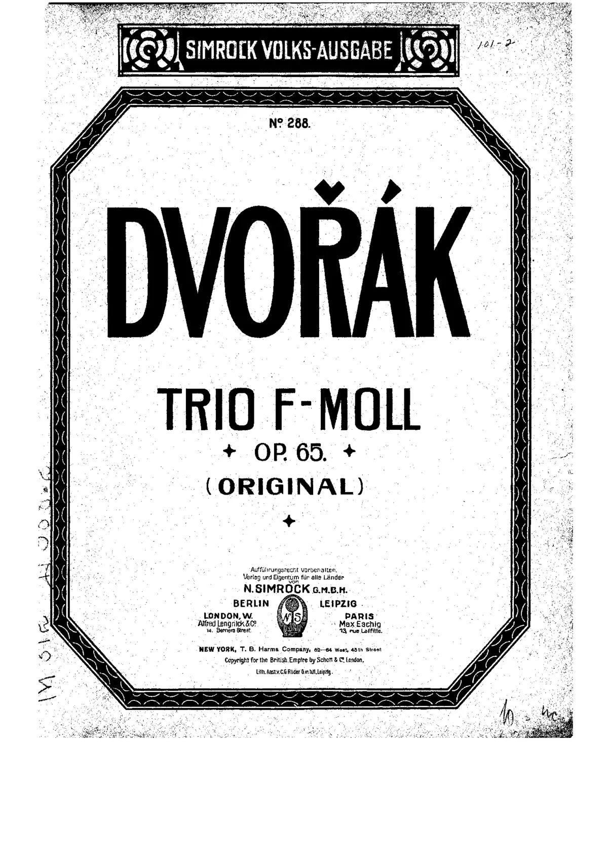 Piano Trio No.3 - Page 1