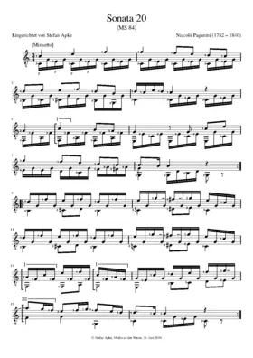 Guitar Sonata in C major