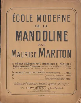 25 Études et Exercises (Première Position)