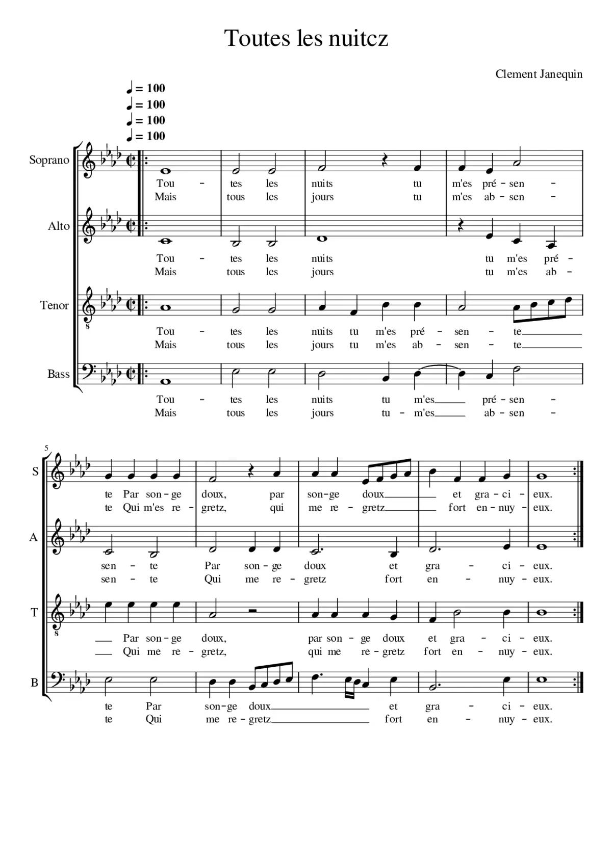 Toutes les nuits - Page 1