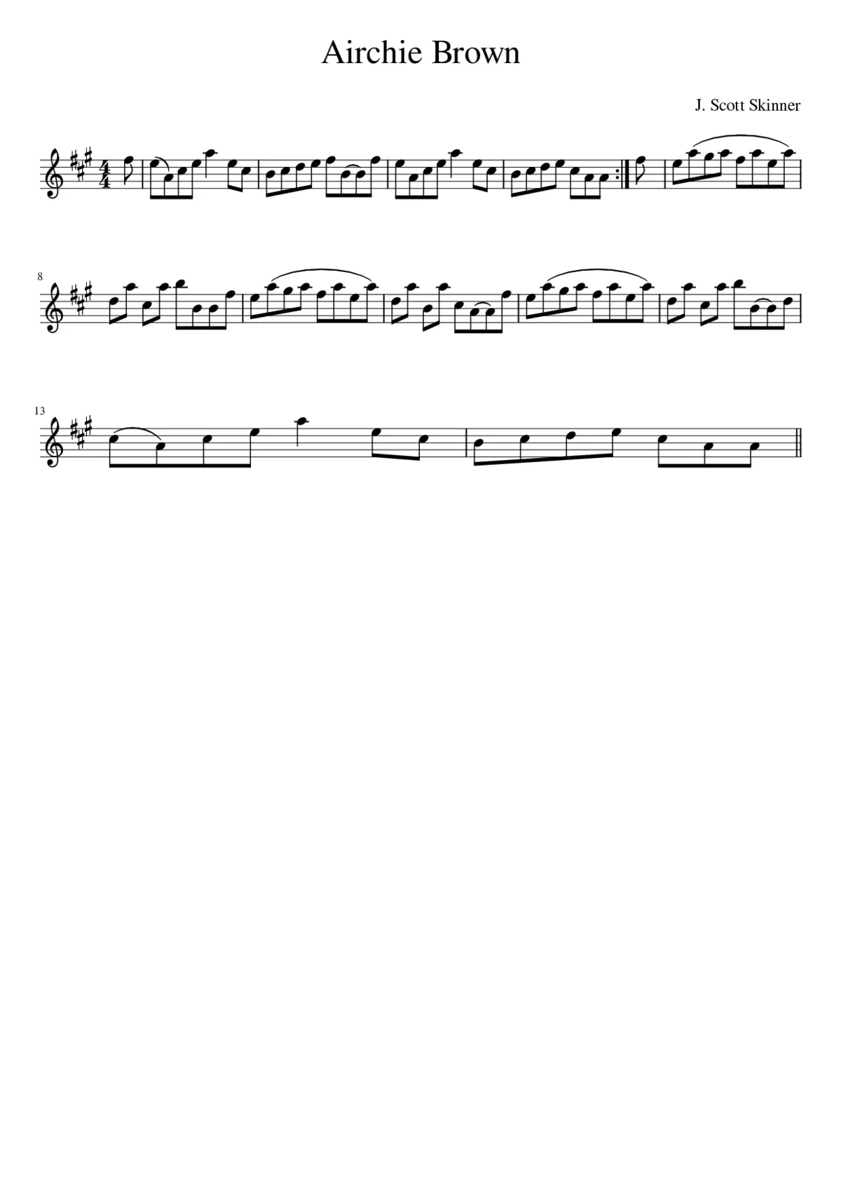 Airchie Brown - Page 1