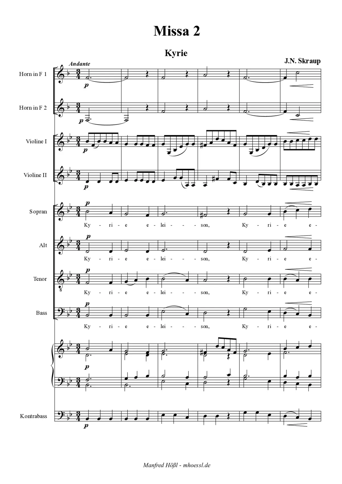 Missa 2 pro populo - Page 1