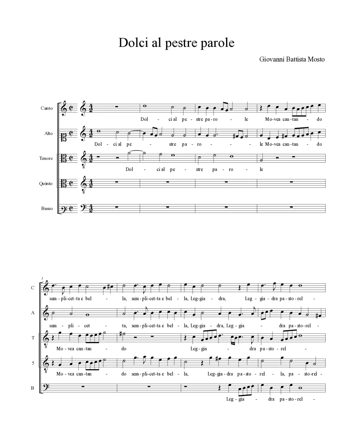 Dolci alpestre parole - Page 1