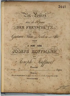 Potpourri on "Der Freyschütz"