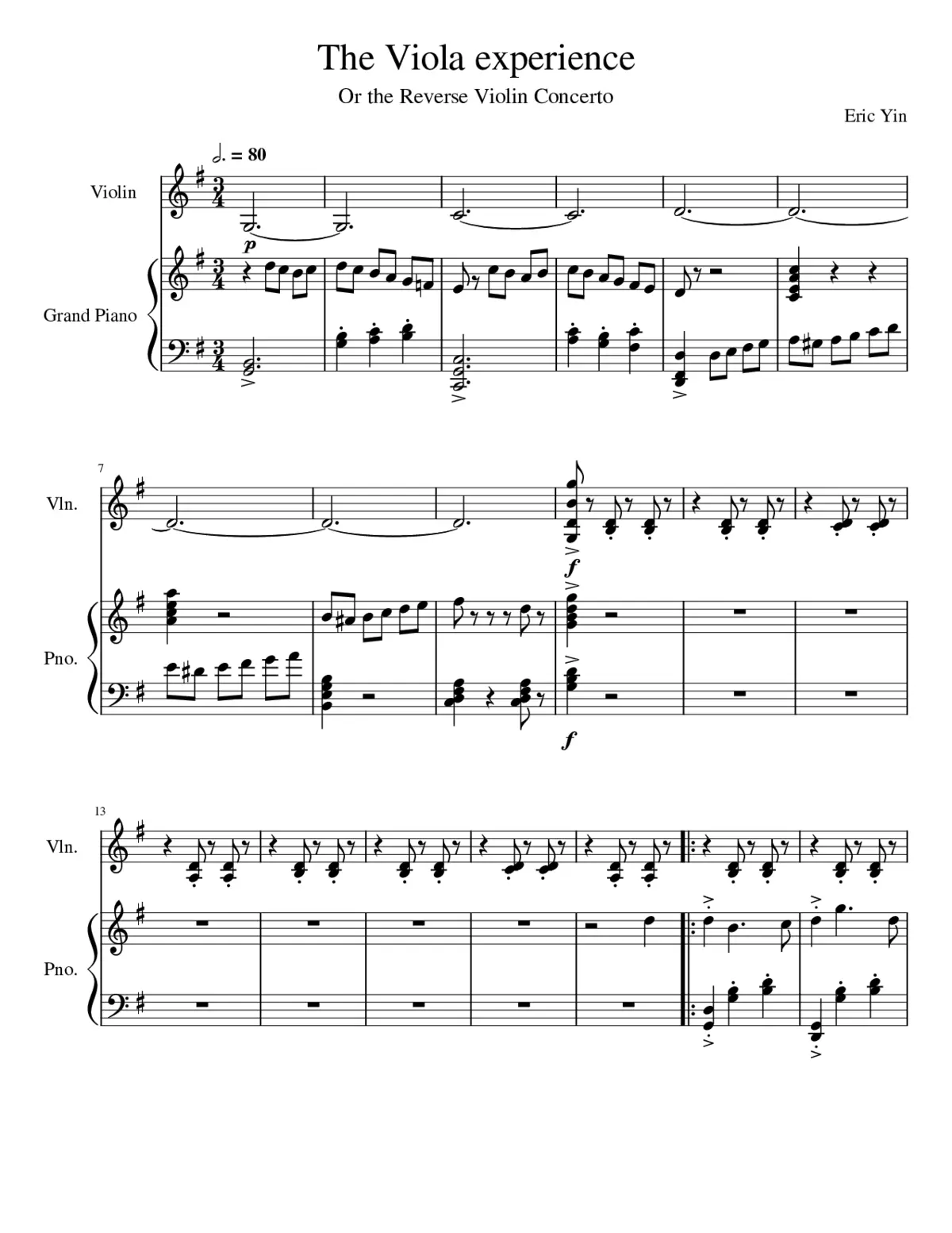 The Viola Experience - Page 1