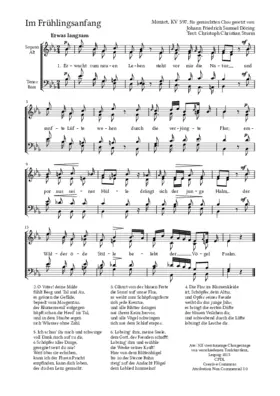 Im Frühlingsanfang, K. 597