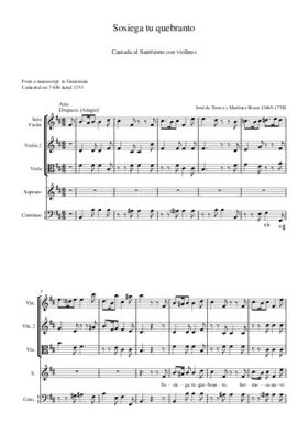 Sosiega tu quebranto